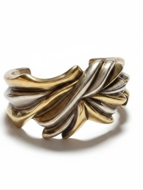 Jewelry - Vintage Orit Schatzman O.S. 925 Sterling Silver Two-Tone Sculpture